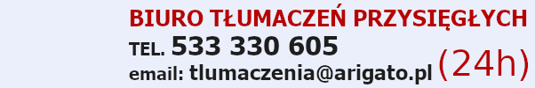 Tumacz duski - Telefon: 533 330 605